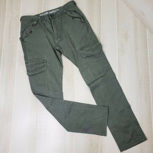 Mossimo Men's 32x32 Chino Cargo Pants Green